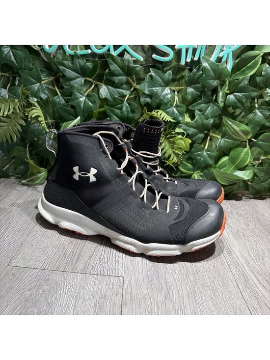 Under Armour SpeedFit Hike Mid Black Orange Mens Size 12.5 Boots main image 4